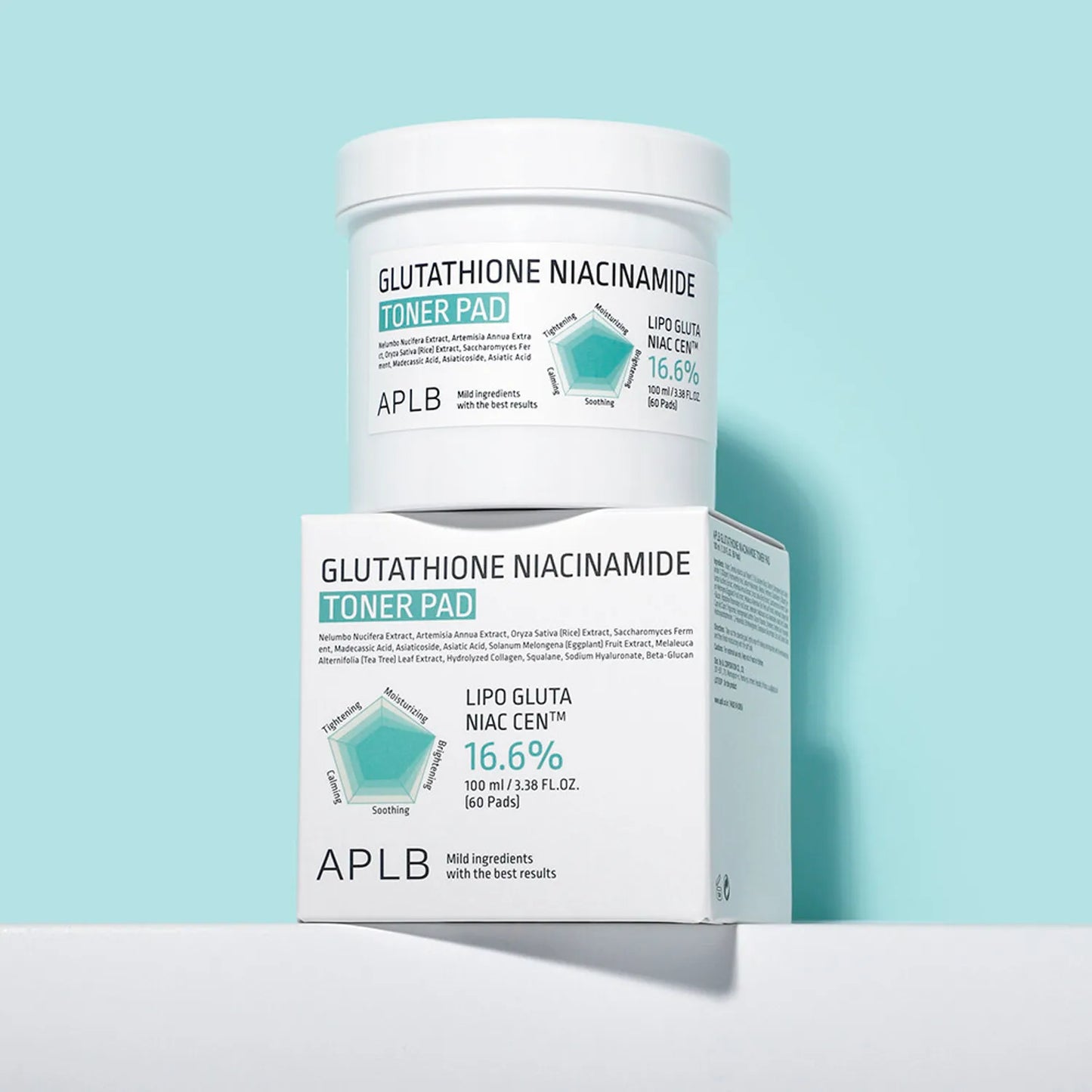 APLB Glutathione Niacinamide Toner Pad - Glam Secret