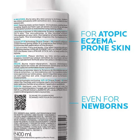 LA ROCHE POSAY Lipikar Baume AP+M: Anti-Itch Balm for Dry, Itchy Skin - Glam Secret