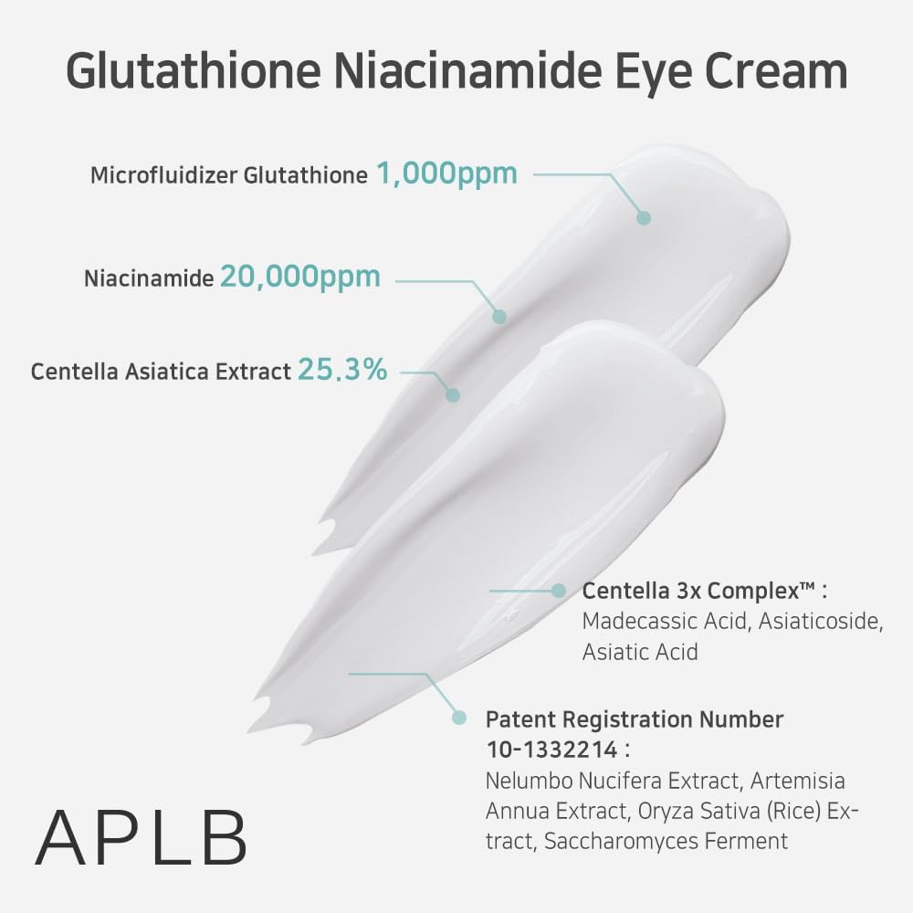 APLB Glutathione Niacinamide Eye Cream - Glam Secret