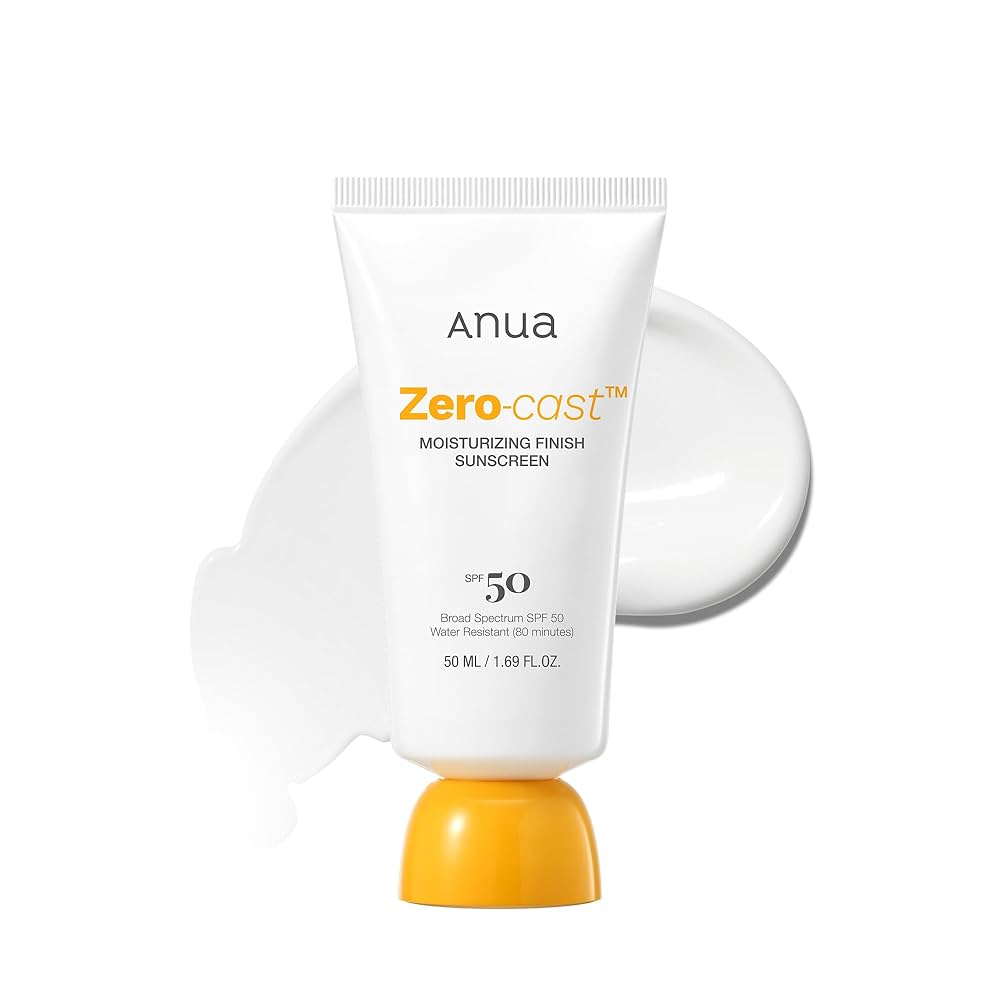 Anua Zero-Cast Moisturizing Finish Sunscreen,SPF 50 - Glam Secret