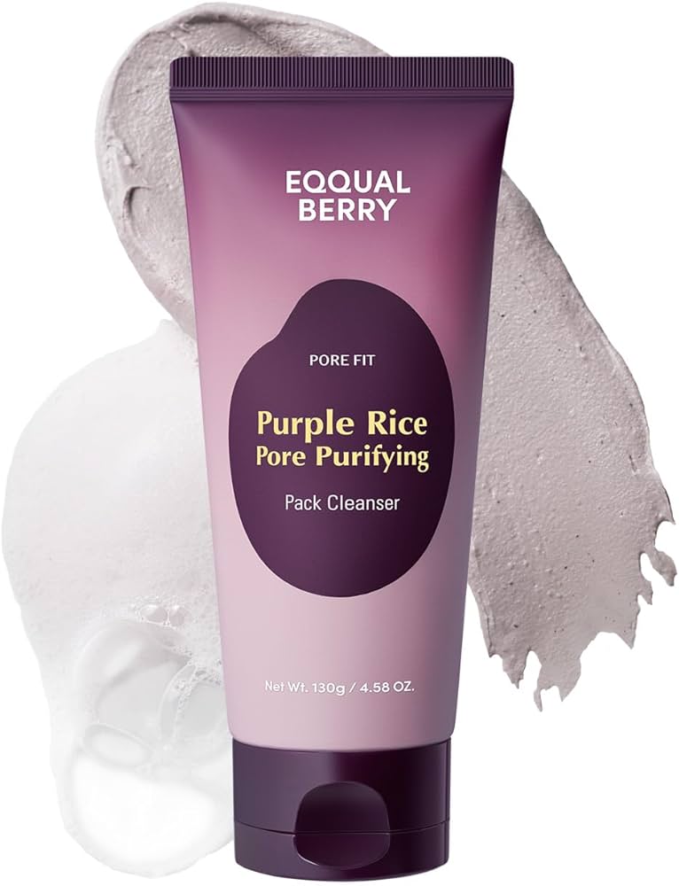 EQQUALBERRY Purple Rice Pore Purifying Pack Cleanser - Glam Secret