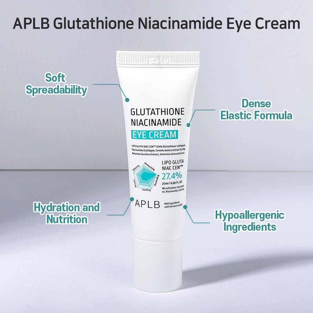 APLB Glutathione Niacinamide Eye Cream - Glam Secret