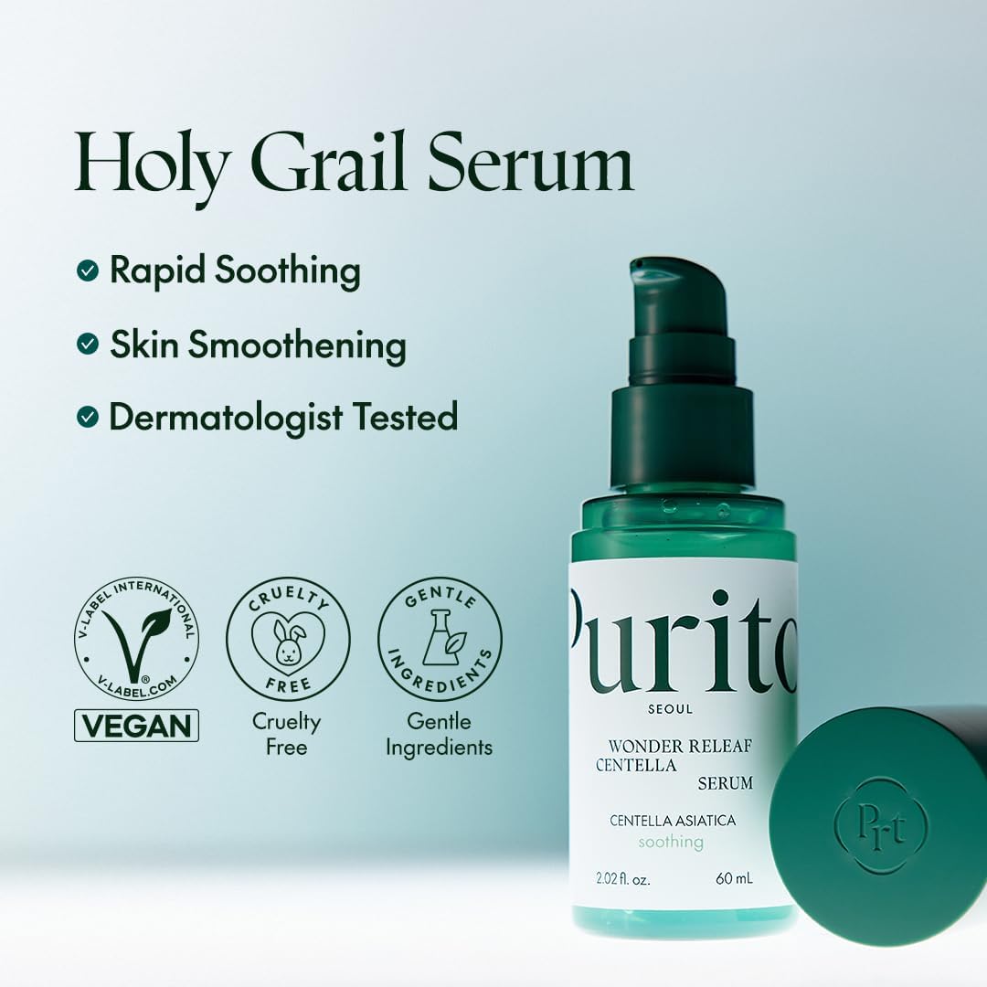 PURITO Wonder Releaf Centella Asiastica Serum 60ml - Glam Secret
