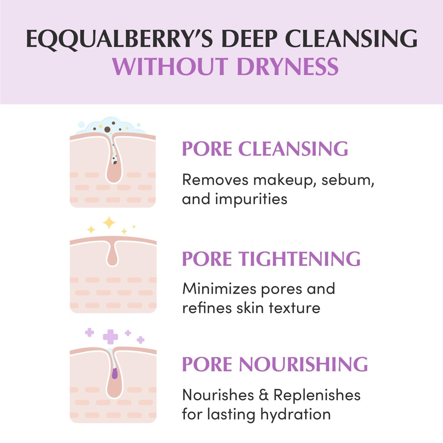 EQQUALBERRY Purple Rice Pore Smoothing Cleansing Oil