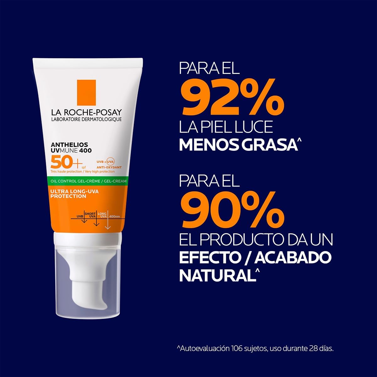 LA ROCHE POSAY Anthelios UVMune 400 Oil Control Gel Cream SPF 50+ 50mL - Glam Secret