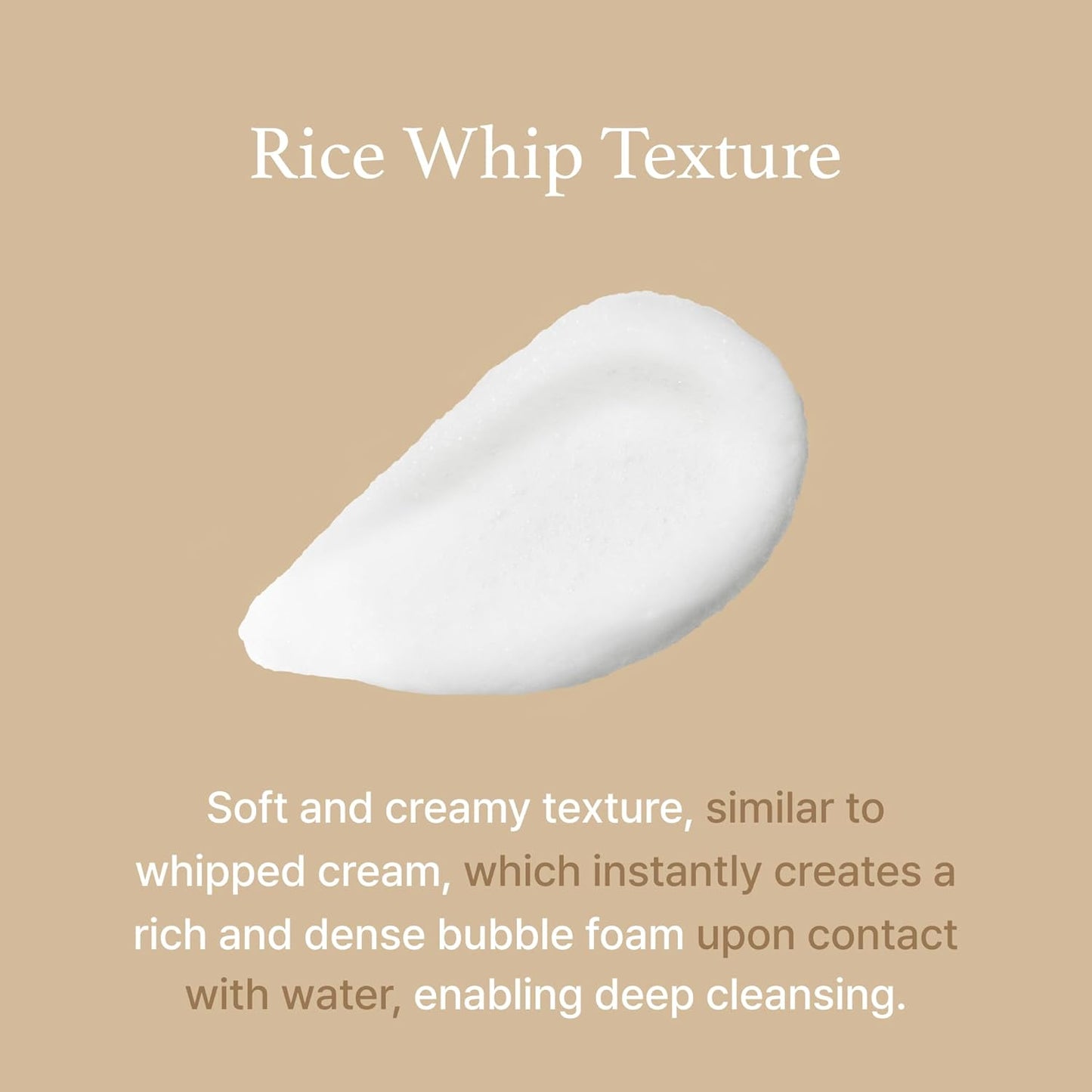 I'm from Rice Whip Facial Cleanser - Glam Secret
