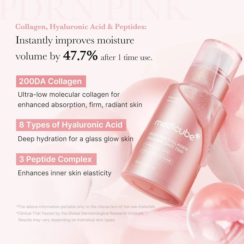 MEDICUBE PDRN Collagen Exosome Shot 7500 - Glam Secret