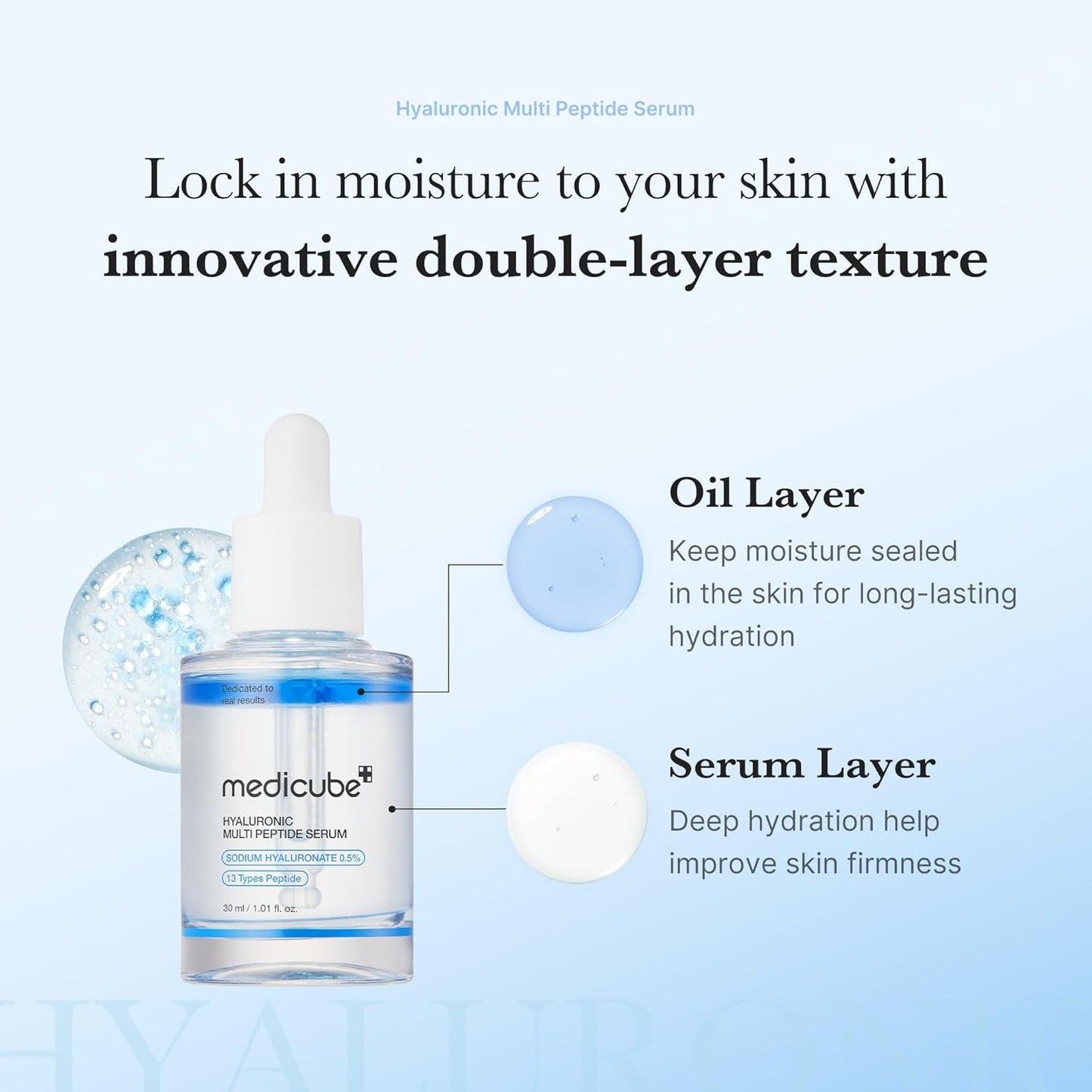 MEDICUBE Hyaluronic Multi Peptide Serum - Glam Secret