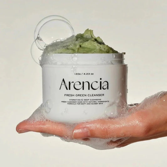 Arencia Green Rice Mochi Cleanser for acne-prone skin