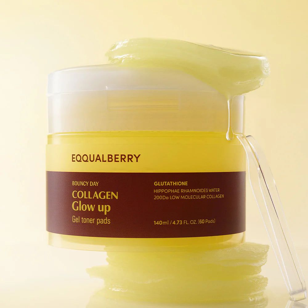 EQQUALBERRY - Collagen Glow Toner Pads