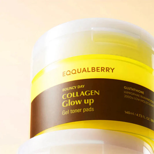 EQQUALBERRY - Collagen Glow Toner Pads - Glam Secret