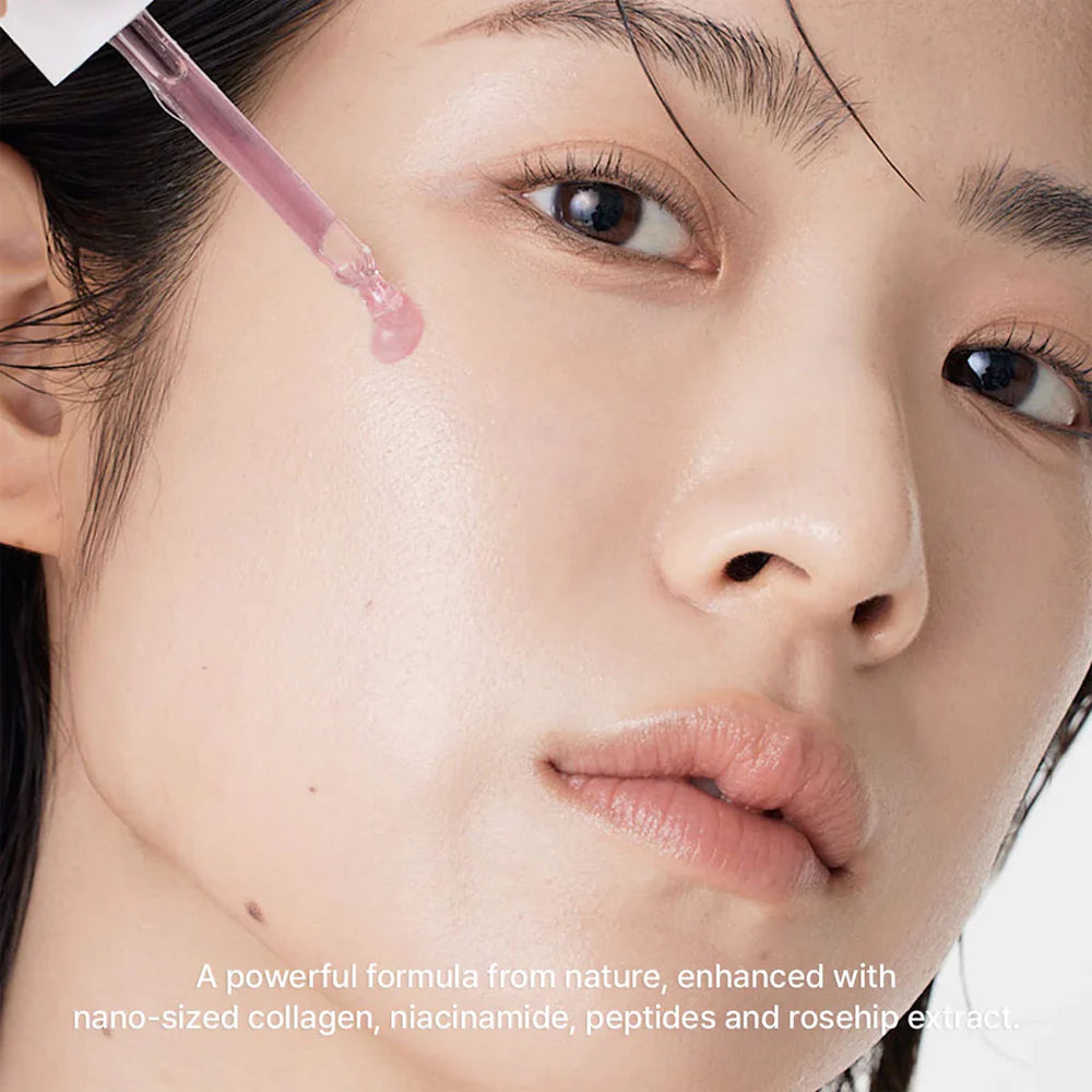 Korean pore care serum with niacinamide and peptides
