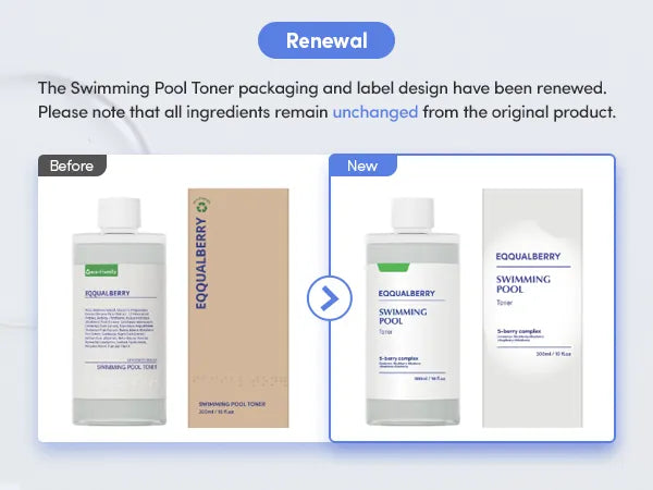 EQQUALBERRY Swimming Pool Toner 155ml - Glam Secret