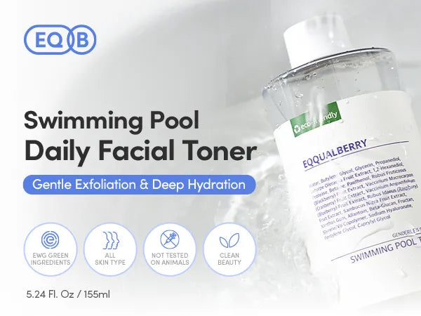 EQQUALBERRY Swimming Pool Toner 155ml - Glam Secret