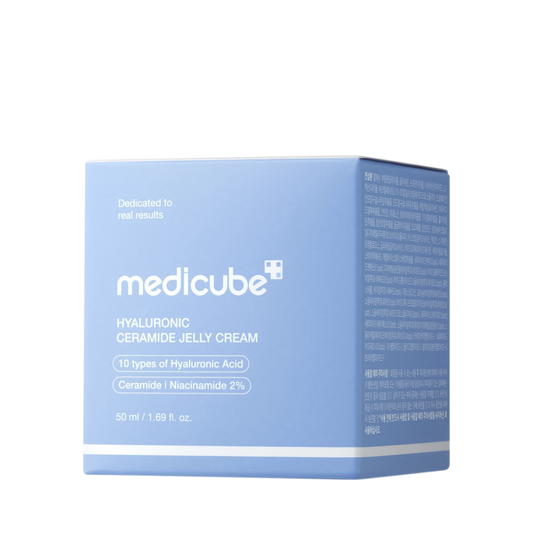 Medicube jelly moisturizer with hyaluronic acid and ceramides
