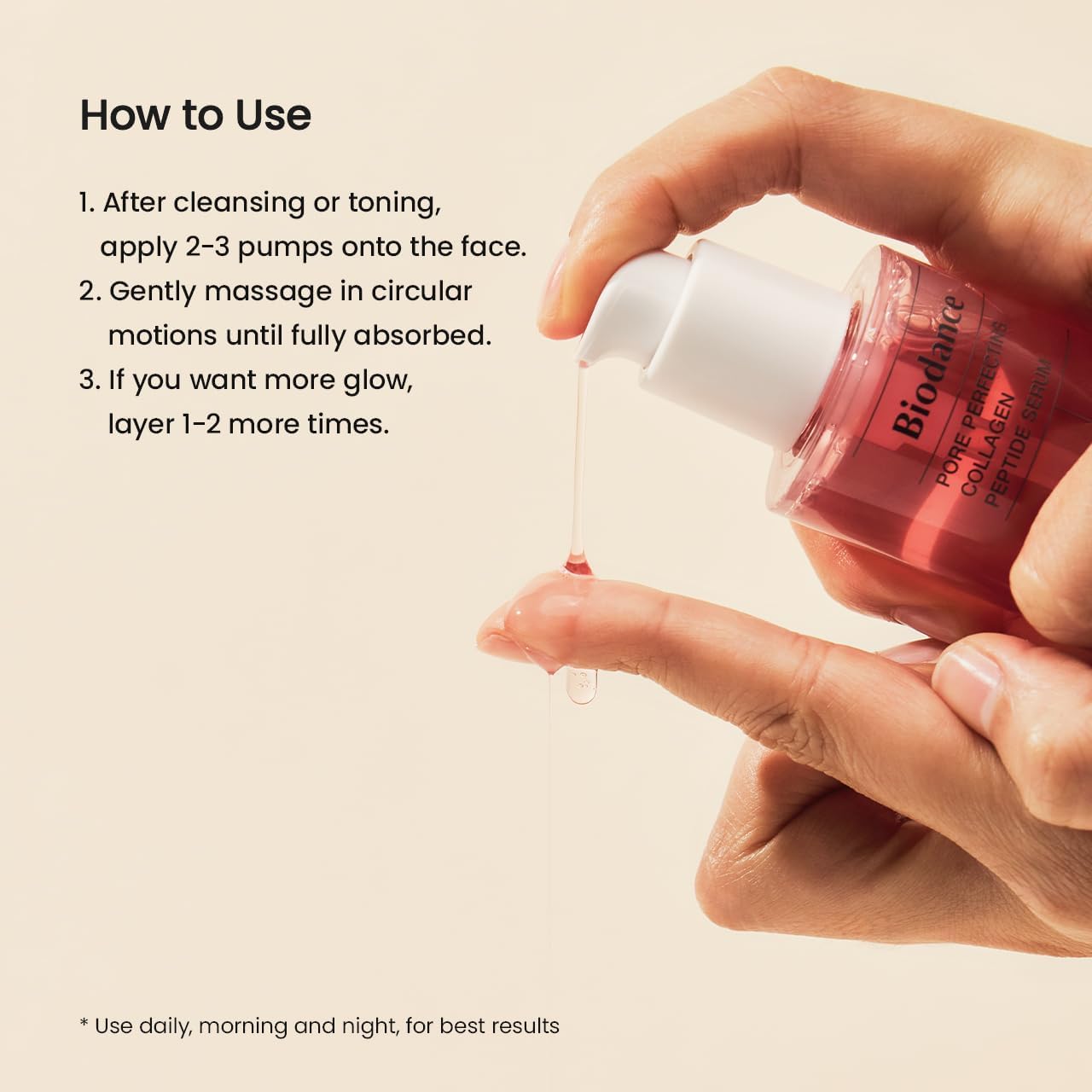 Pore Perfecting Collagen Peptide Serum at Glam Secret UAE