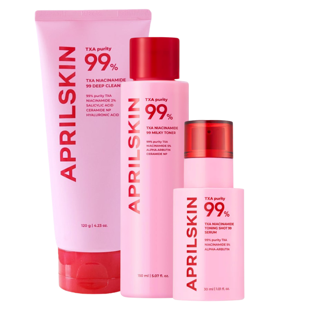 APRILSKIN TXA Niacinamide Toning Shot 99 Spicule Complete Set - Glam Secret