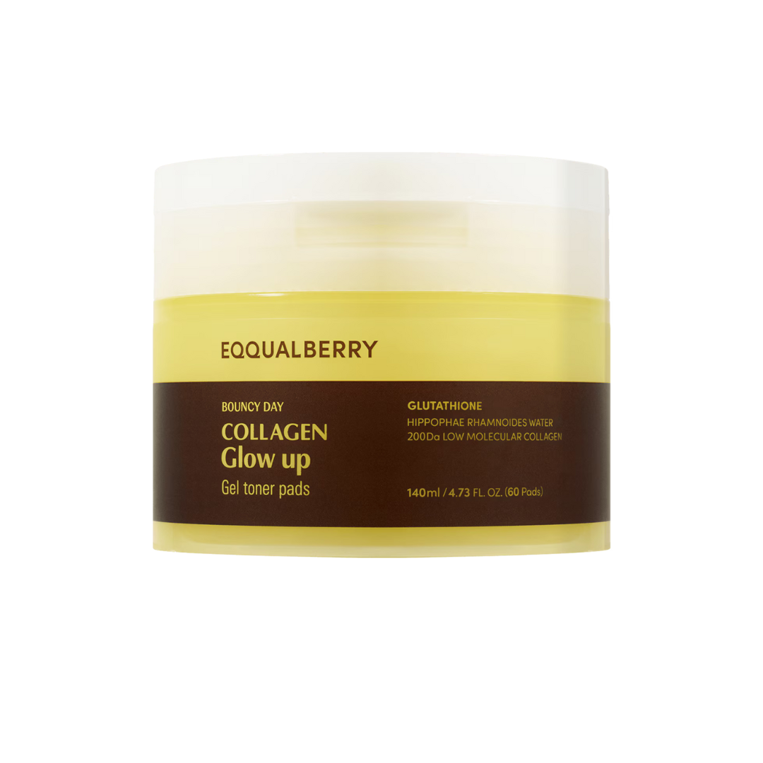 EQQUALBERRY - Collagen Glow Toner Pads