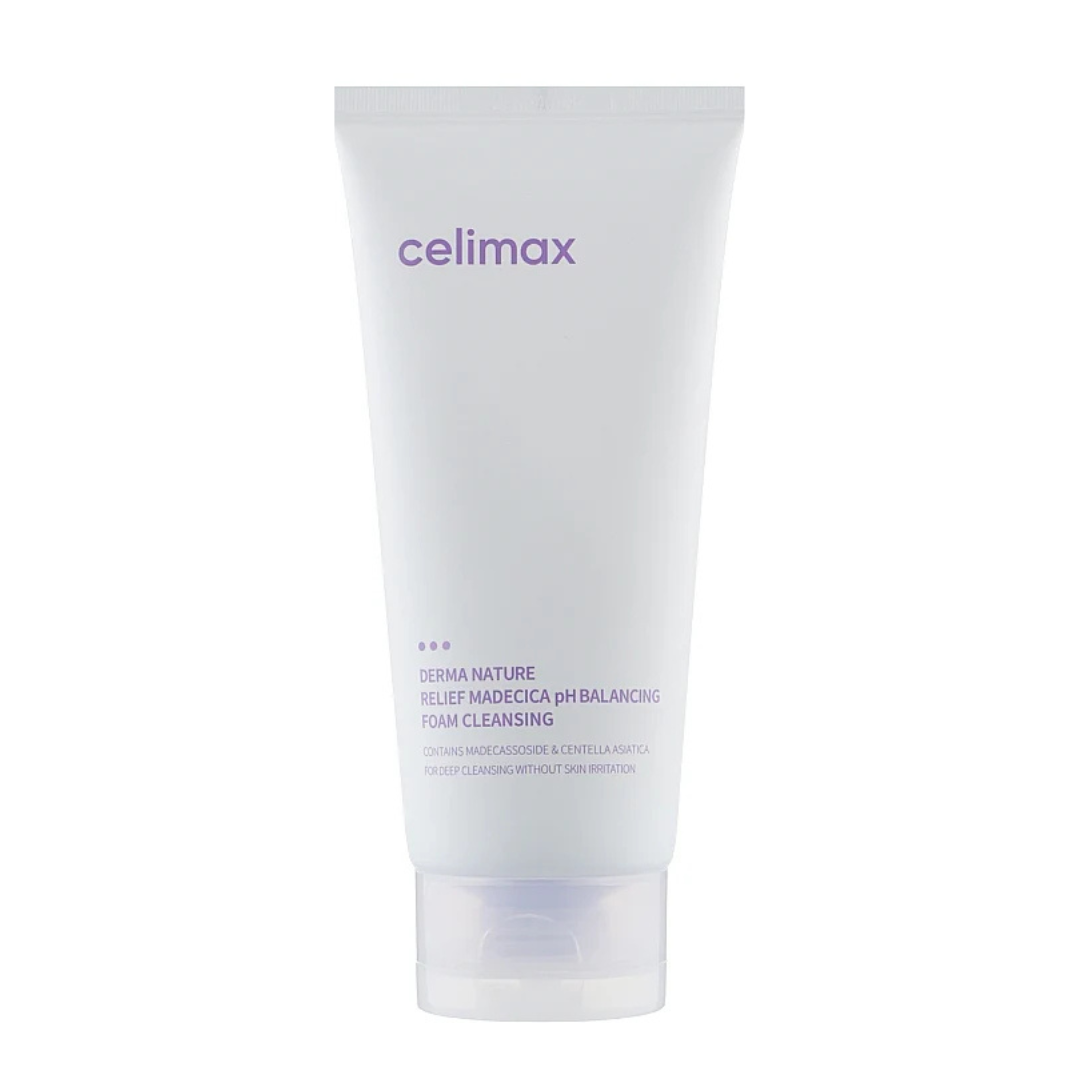 CELIMAX Derma Nature Relief Madecica pH Balancing Foam Cleansing - Glam Secret