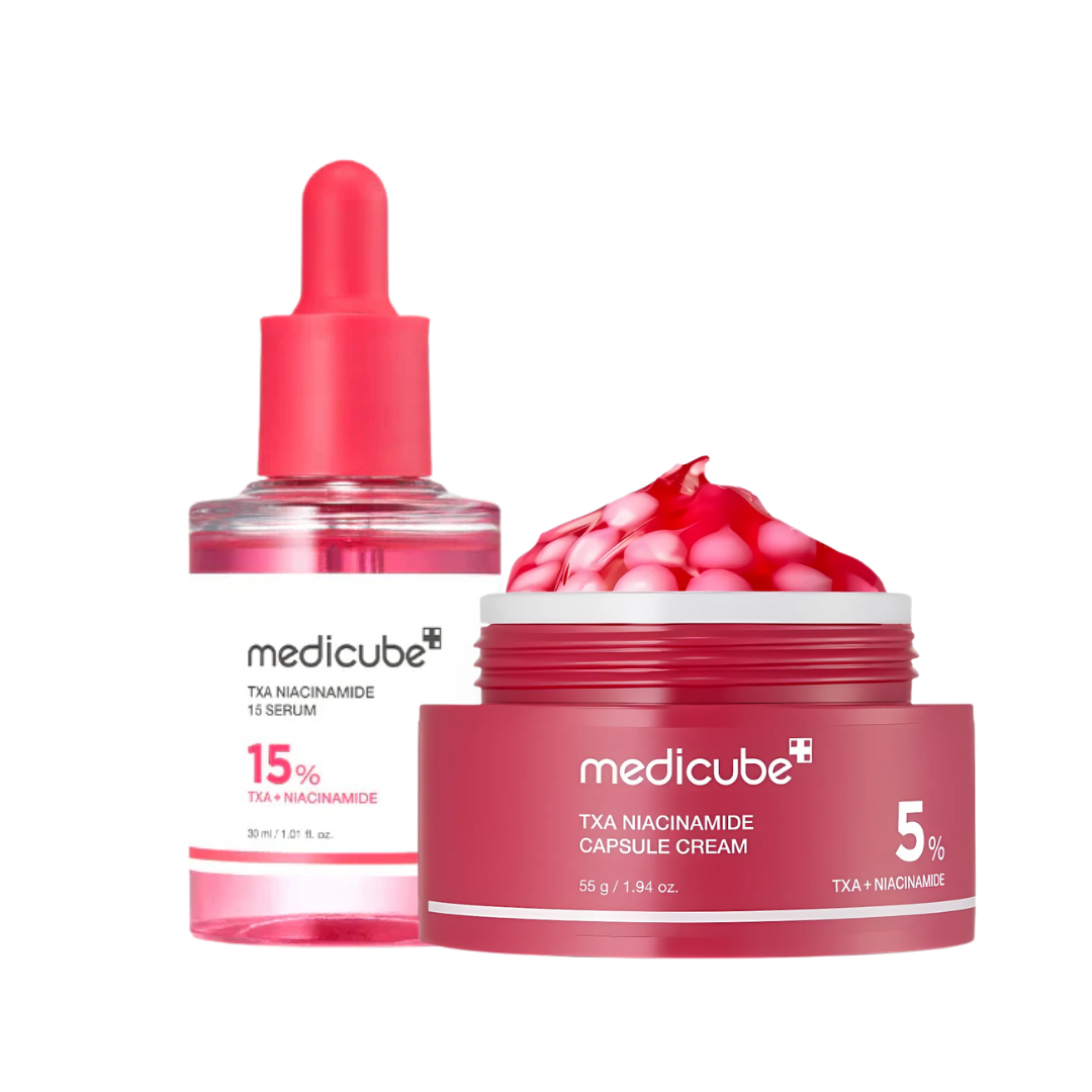MEDICUBE TXA Niacinamide Serum Capsule Cream Set - Glam Secret