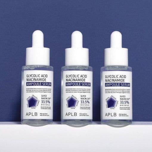 APLB Glycolic Acid Niacinamide Ampoule Serum 40ml - Glam Secret
