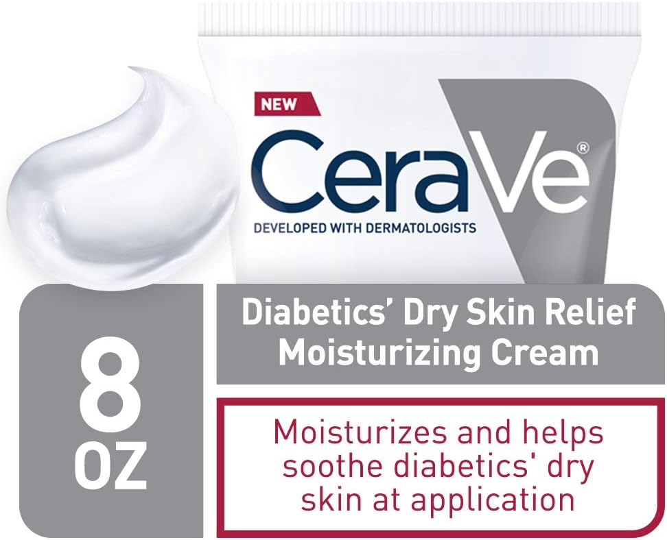 CERAVE Diabetics Dry Skin Relief Moisturizing Cream 236ML - Glam Secret