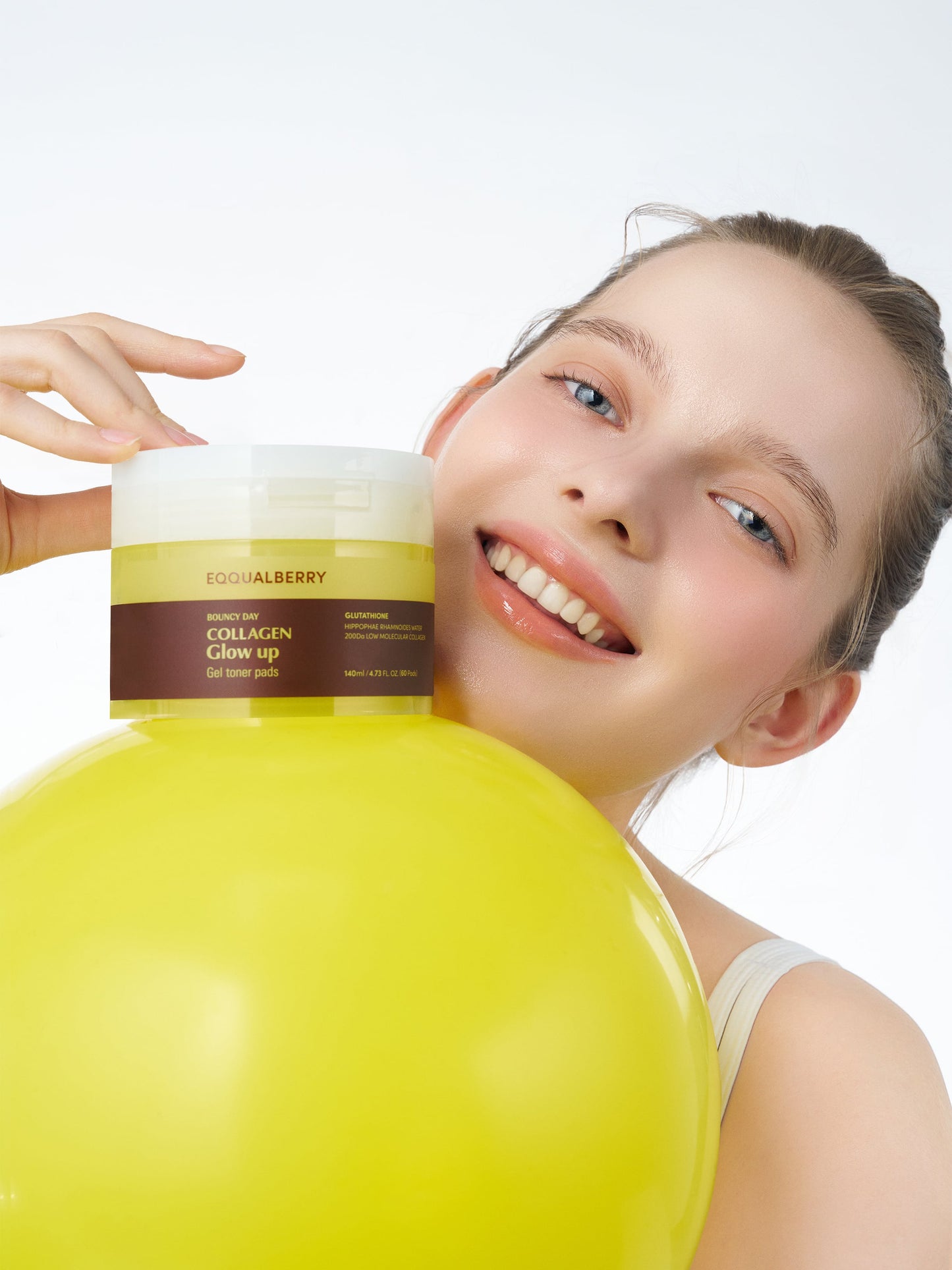EQQUALBERRY - Collagen Glow Toner Pads