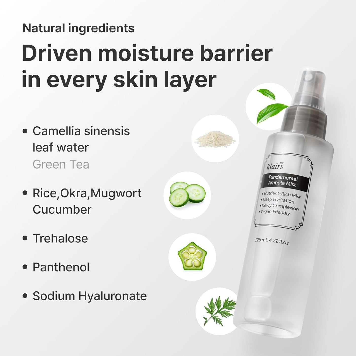 DEAR KLAIRS Fundamental Ampule Mist 125 ml - Glam Secret