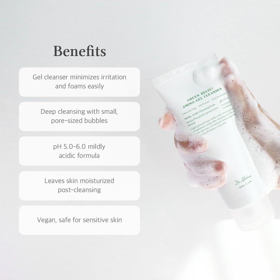 DR ALTHEA Green Relief Amino Gel Cleanser - Glam Secret