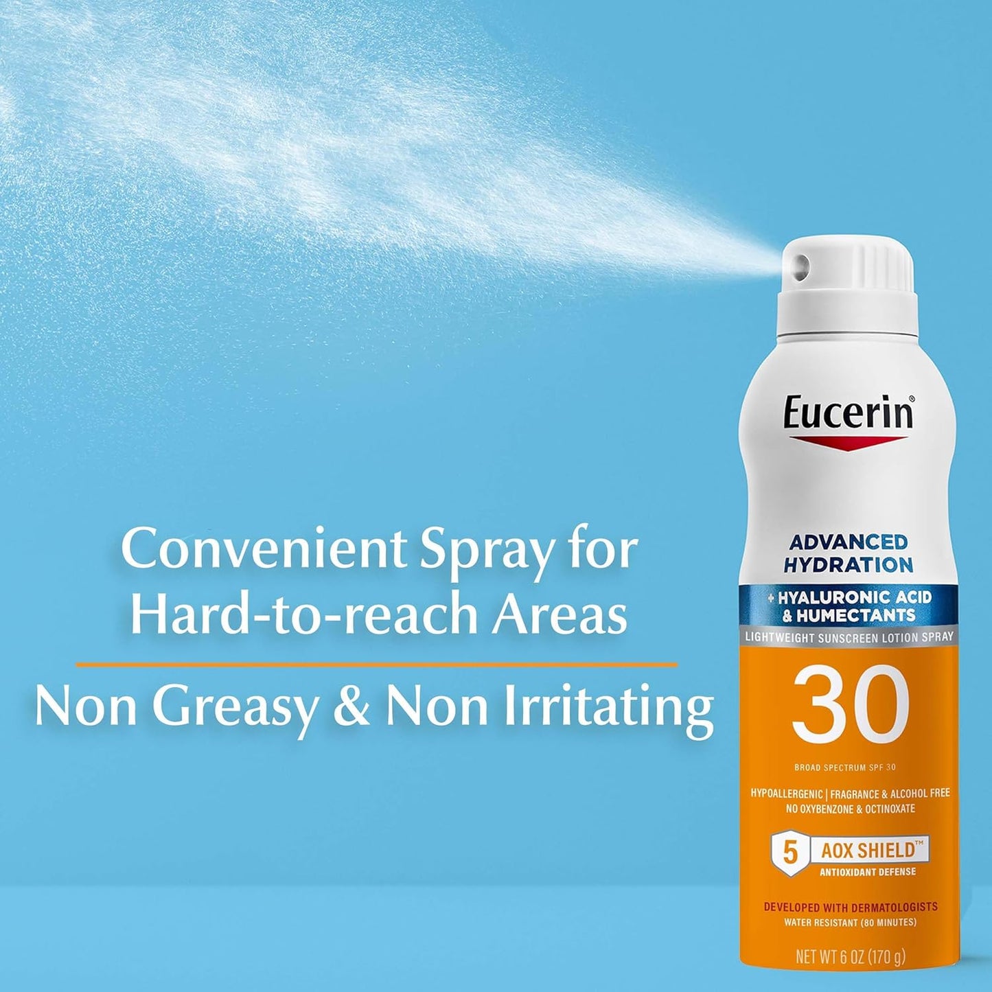 EUCERIN Advanced Hydration Lotion with Hyaluronic Acid & Humectants SPF 30 - Glam Secret