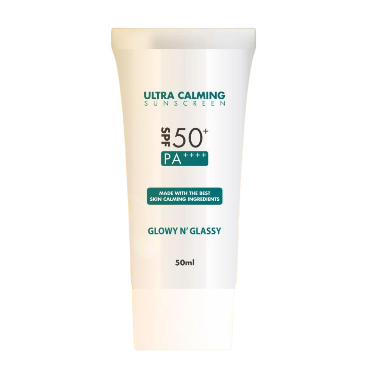 GLOW N GLASSY Ultra Calming Sunscreen | SPF50+ PA++++ | Soothing & Hydrating Sun Protection - Glam Secret