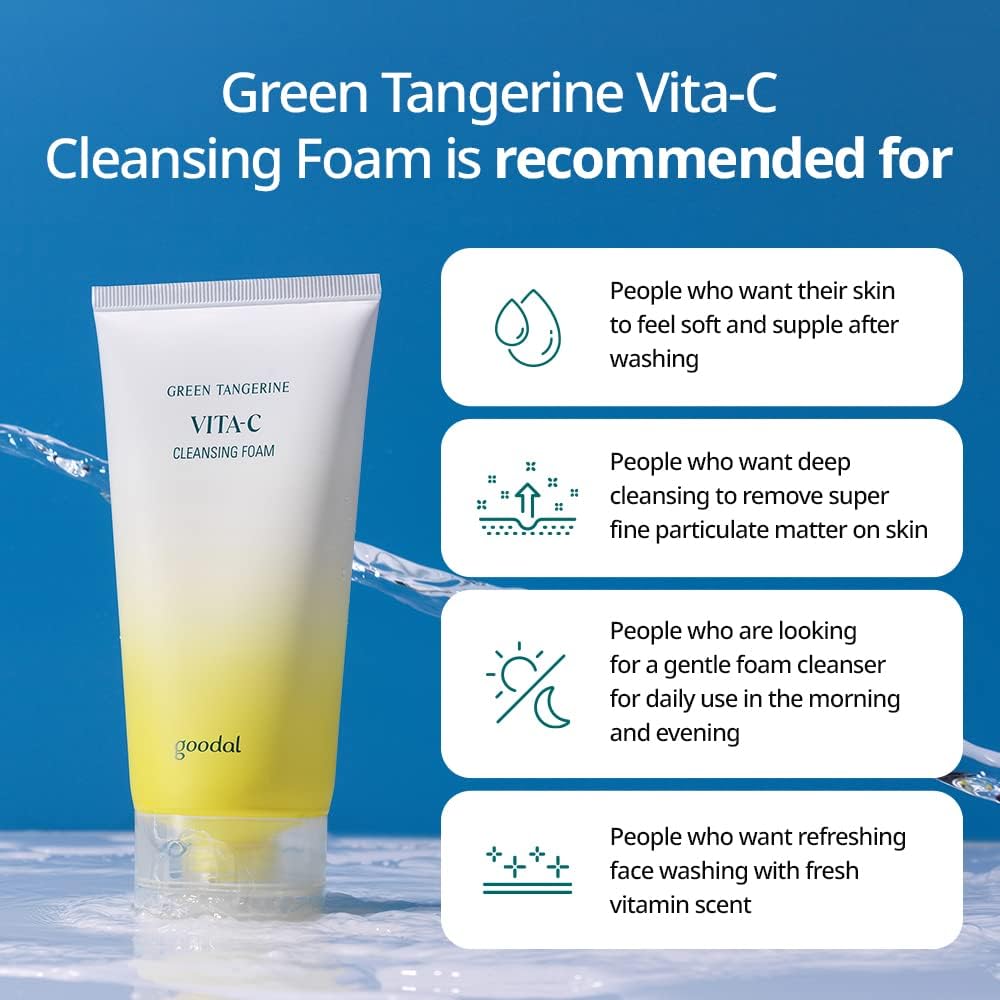GOODAL Green Tangerine Vita C Cleansing FoamCleansing FoamGlam Secret
