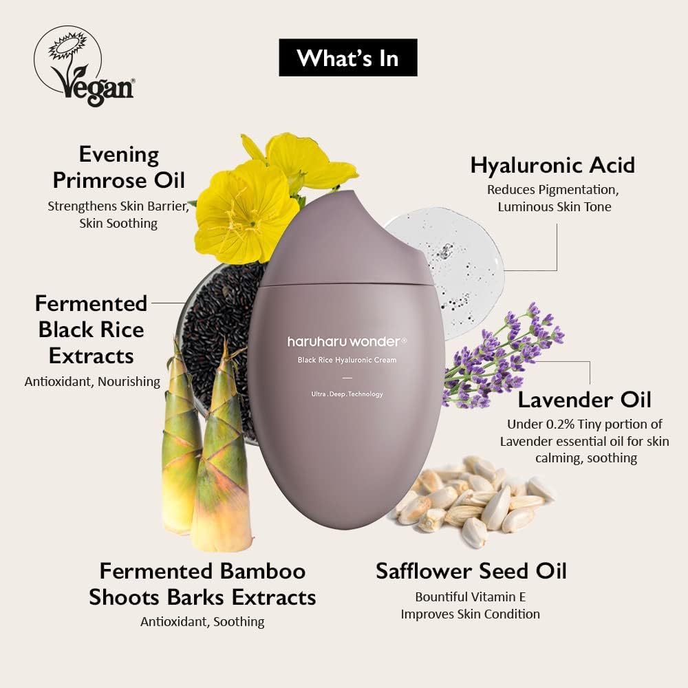 HARU HARU WONDER Black Rice 10 Hyaluronic CreamCREAMGlam Secret