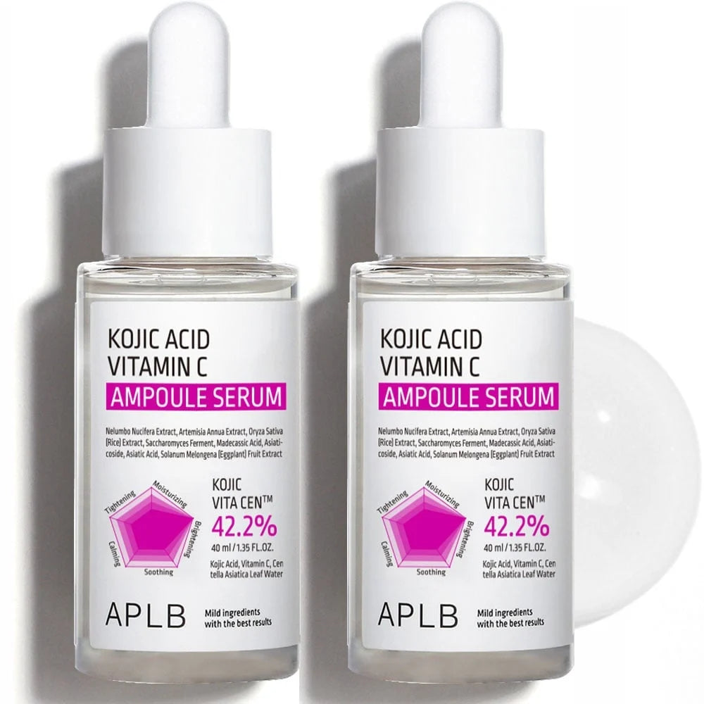 APLB Kojic Acid Vitamin C Ampoule Serum 40ml - Glam Secret