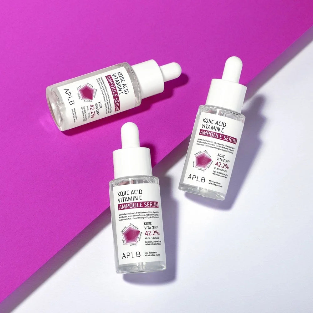 APLB Kojic Acid Vitamin C Ampoule Serum 40ml - Glam Secret