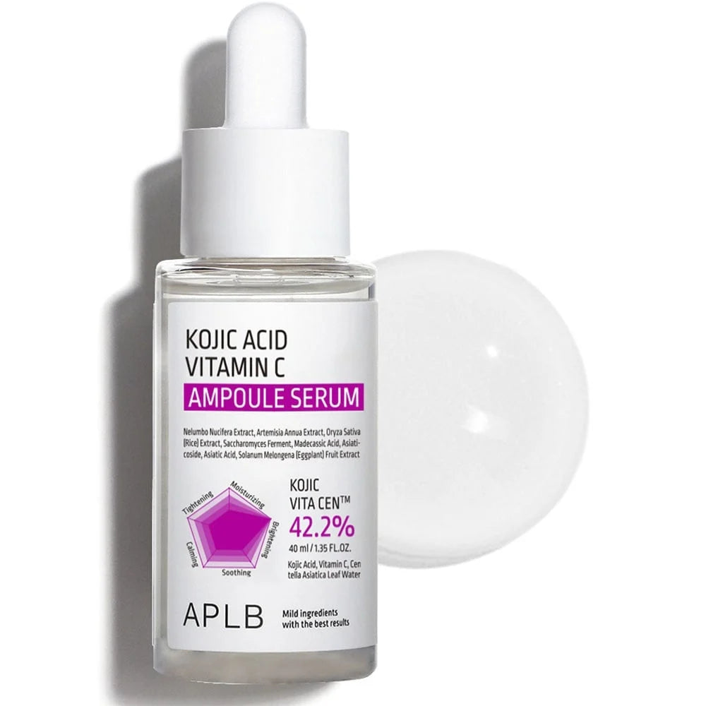 APLB Kojic Acid Vitamin C Ampoule Serum 40ml - Glam Secret
