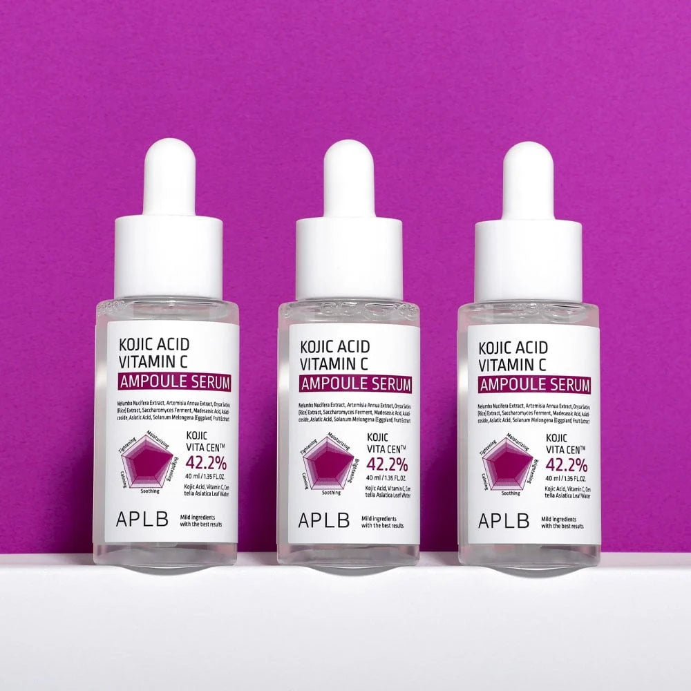 APLB Kojic Acid Vitamin C Ampoule Serum 40ml - Glam Secret