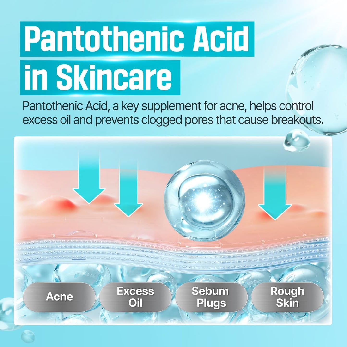 NUMBUZIN No.1 Pantothenic B5 Active Soothing Serum 50ml - Glam Secret