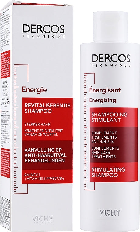 Vichy Dercos Energy+ Stimulating Anti Hair Loss Shampoo - Glam Secret