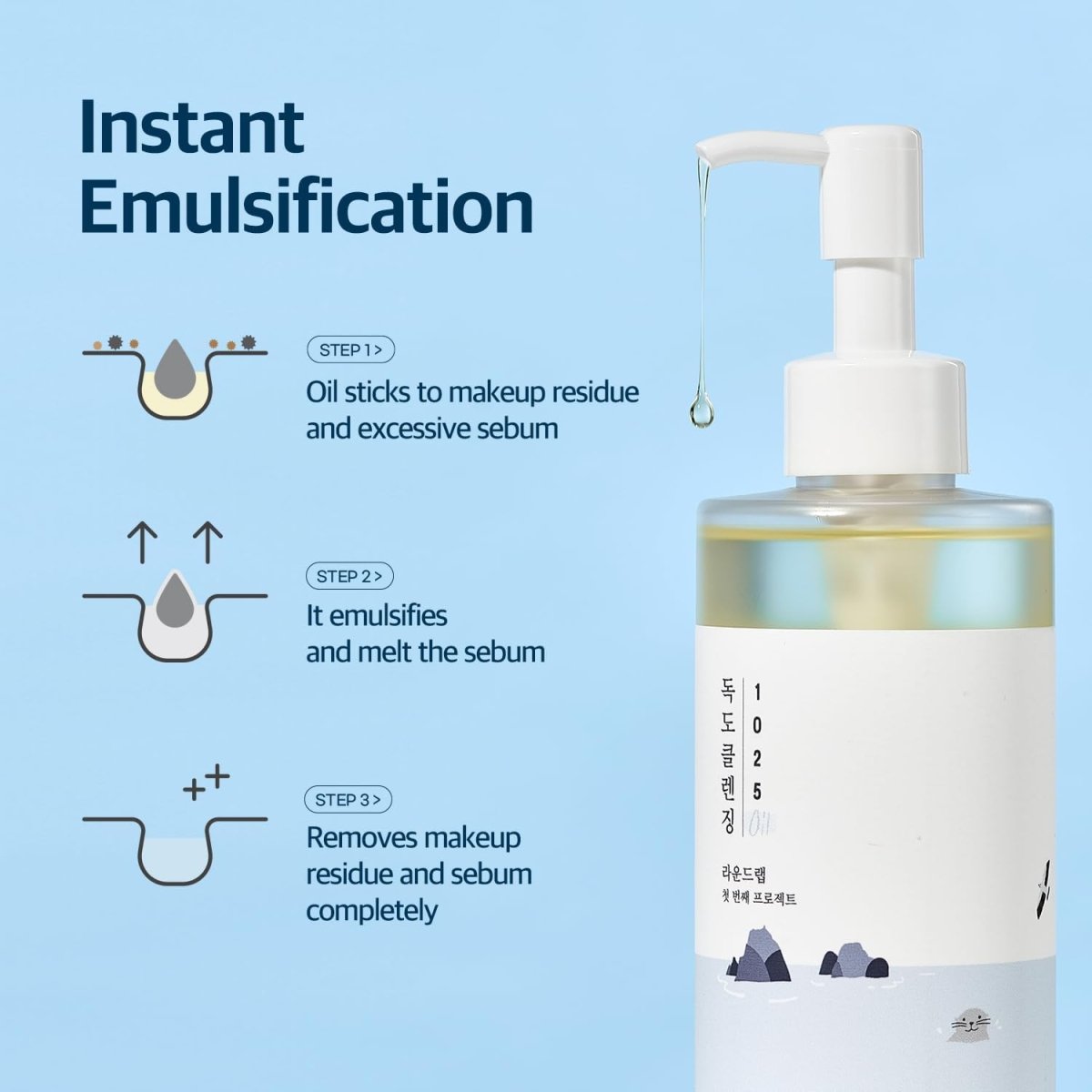 ROUND LAB 1025 Dokdo Cleansing OilCleansing OilGlam Secret