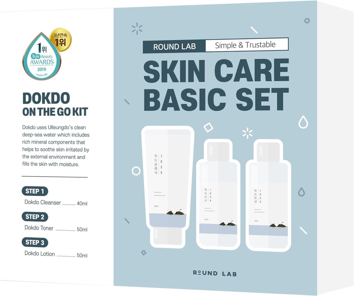 ROUND LAB Skin Care Basic SetSkin Care ToolsGlam Secret
