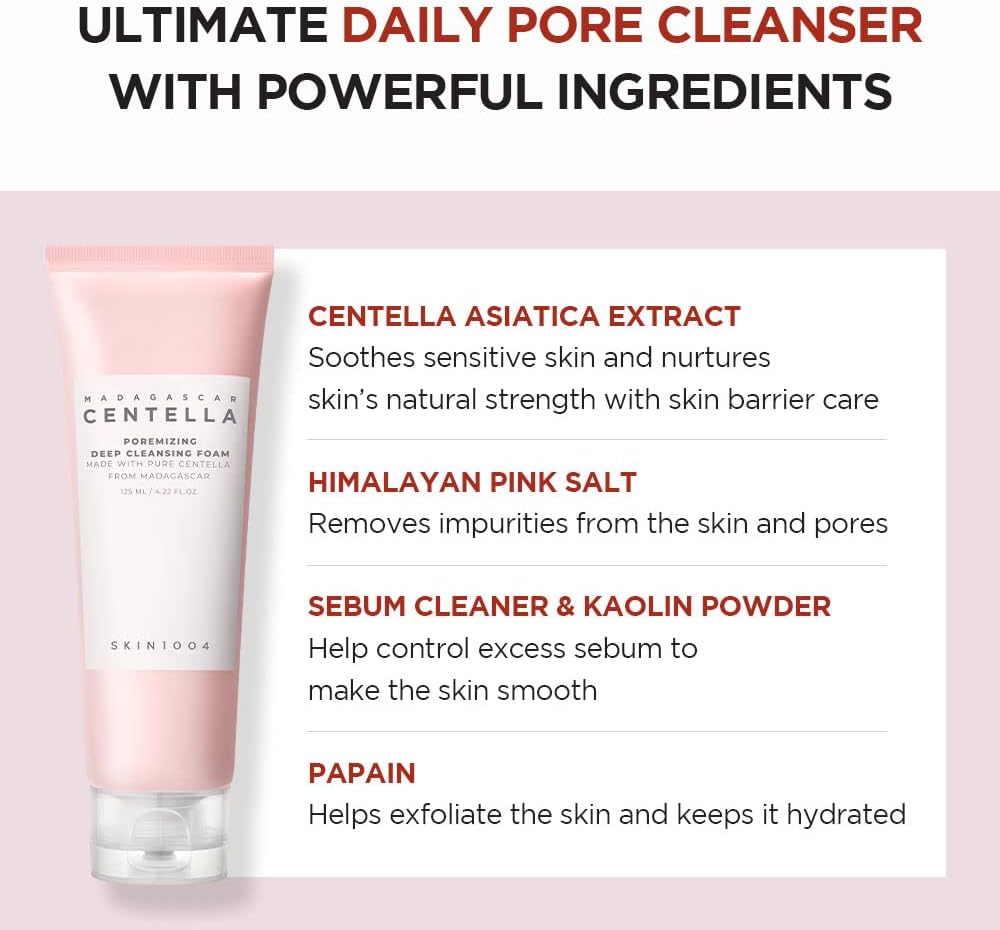 SKIN1004 Madagascar Centella Poremizing Deep Cleansing FoamCleansing FoamGlam Secret