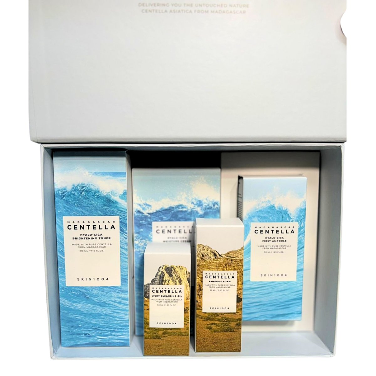 SKIN1004 Summer Special Hyalu Cica Edition made with pure centella From MadagascarsetGlam Secret