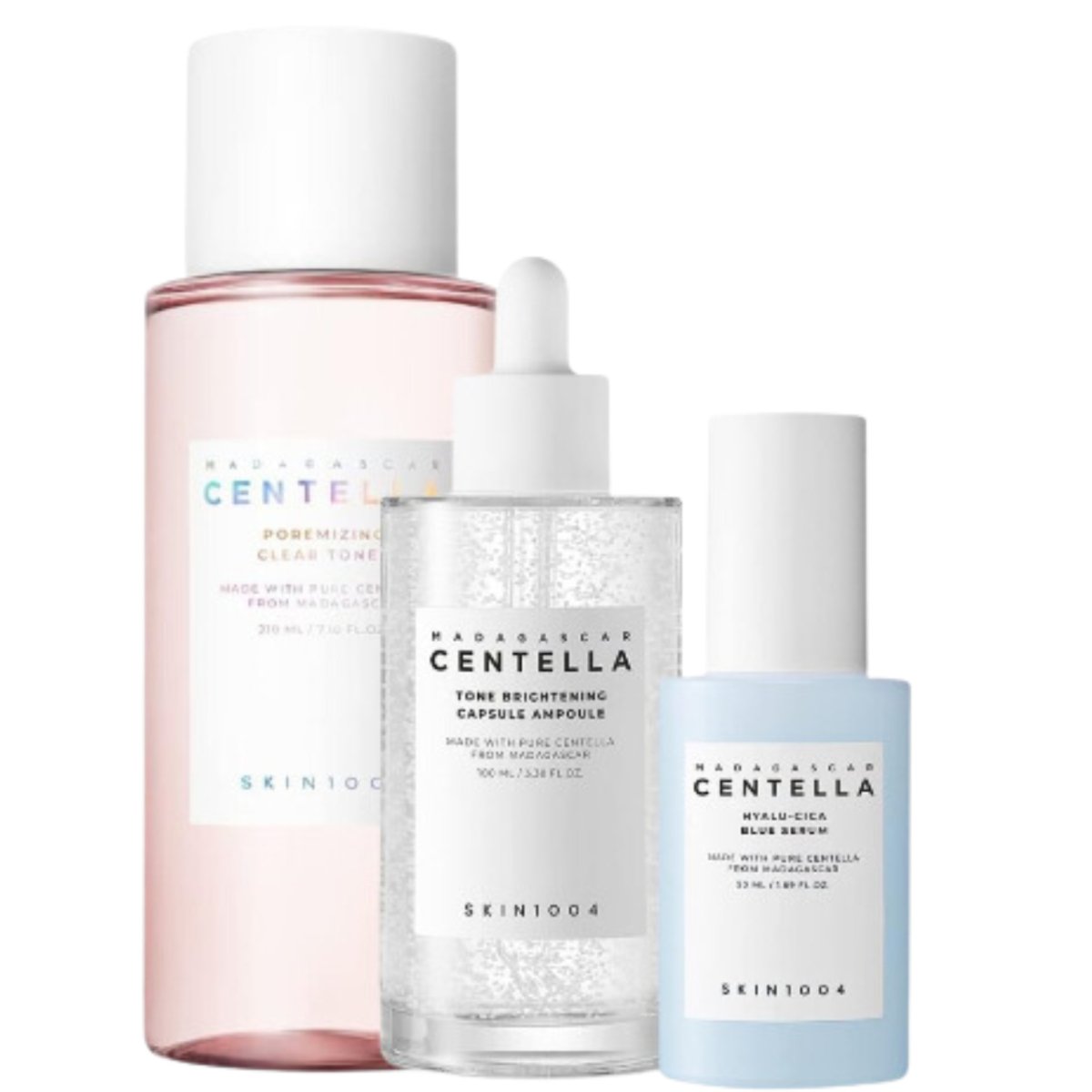 SKIN1004 Toner,Ampoule & Serum SetToner + Ampoule + SerumGlam Secret