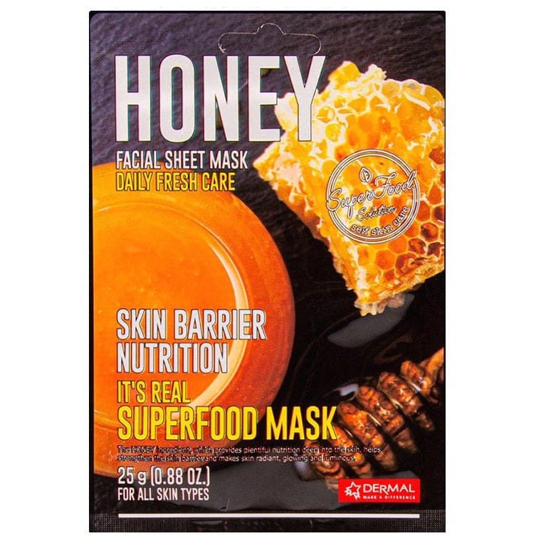 Dermal It's Real Superfood Mask 12 typesFacial Mask SheetGlam Secret