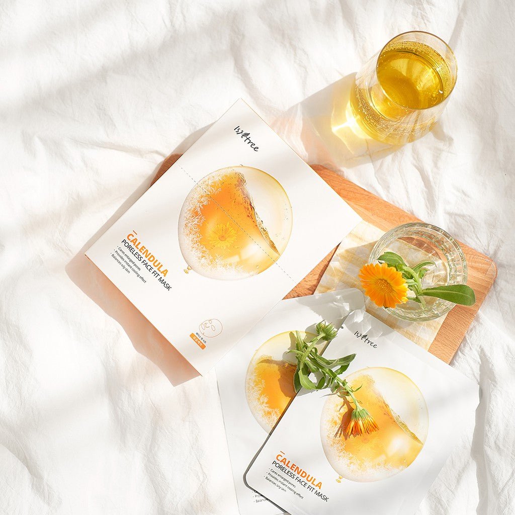 CALENDULA PORELESS FACE FIT MASK_10eaMask SheetGlam Secret