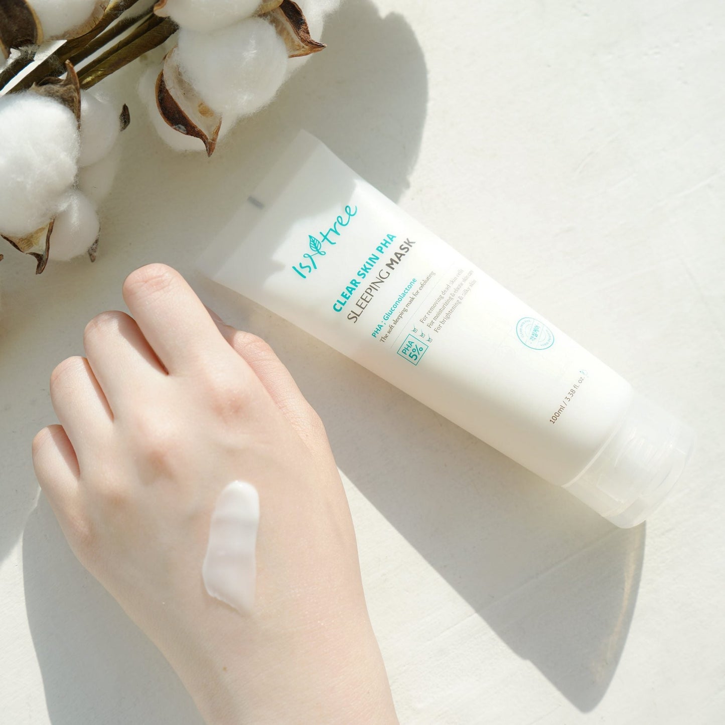 Isntree clear skin pha sleeping mask 100ml glam secret