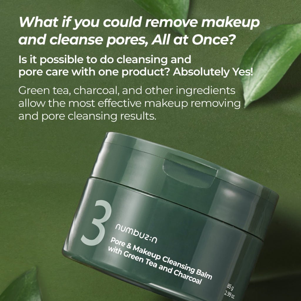 NUMBUZIN No.3 Pore & Makeup Cleansing Balm with Green Tea and CharcoalCleanserGlam Secret