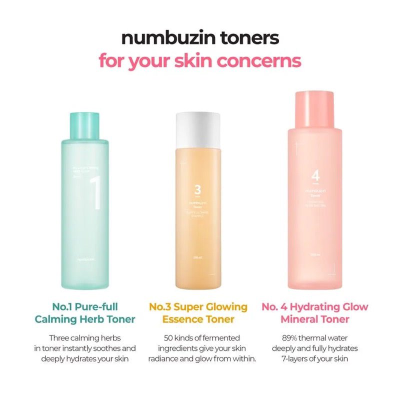 NUMBUZIN No.4 Hydrating Glow Mineral TonerGlam Secret