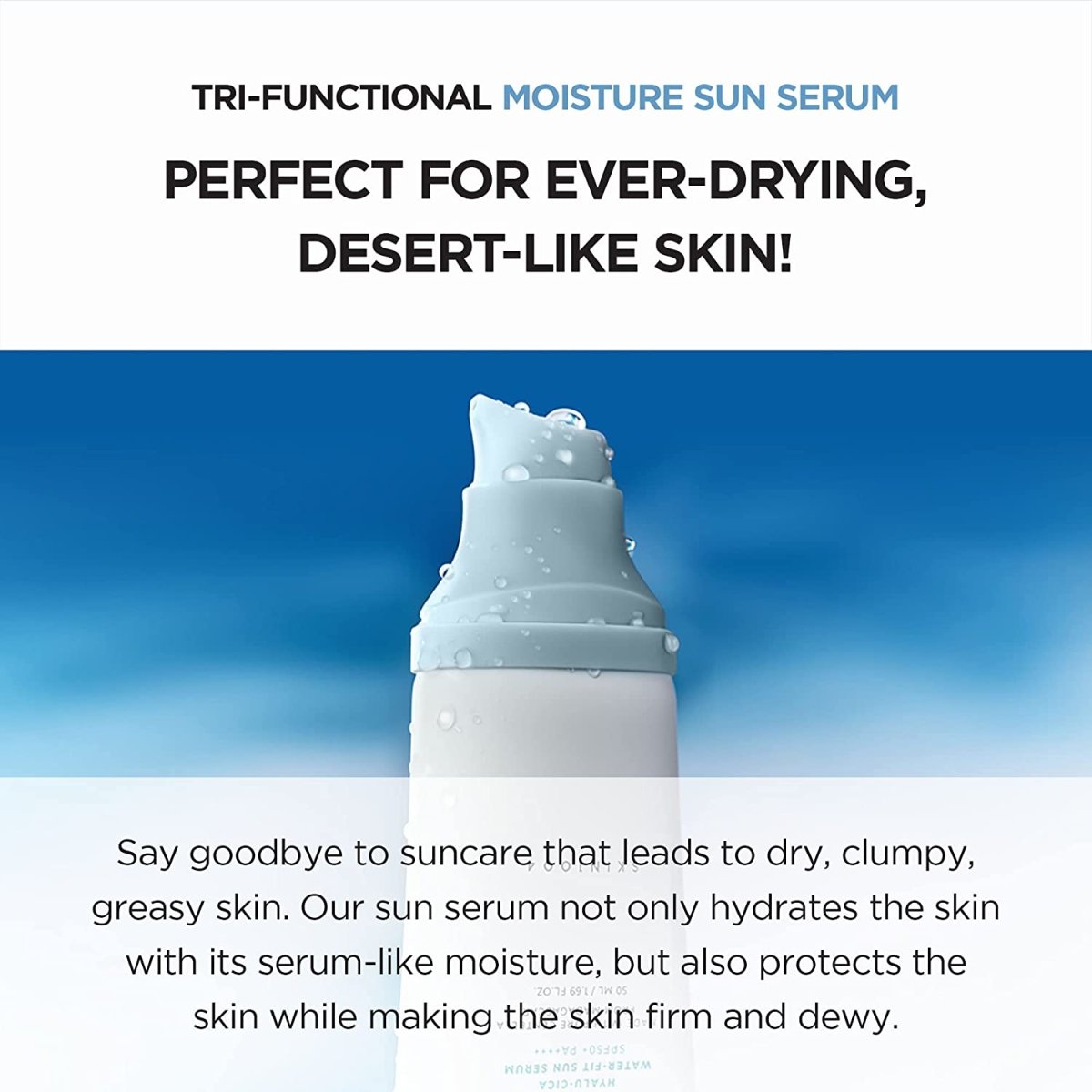 SKIN 1004 HYALU-CICA WATER-FIT SUN SERUM SPF50+ PA++++SUN SERUMGlam Secret